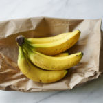 bananas on a paper bag