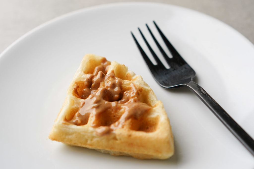 peanut butter waffle