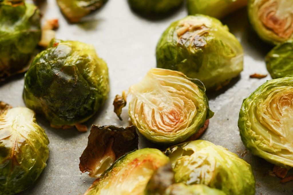 roasted Brussels sprouts texture