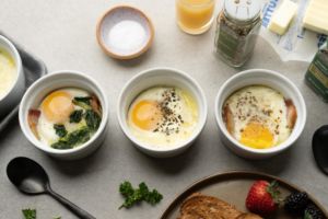 three baked egg flavor ideas