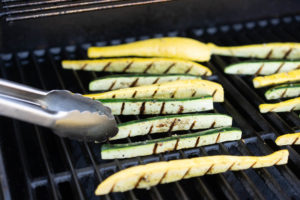 cooking squash on gas bbq grill