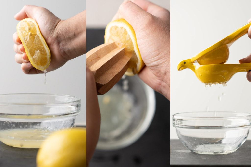 three ways to juice a lemon