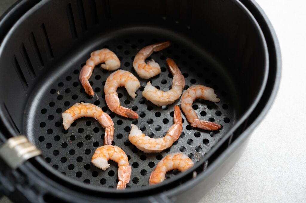 reheating boiled shrimp in air fryer